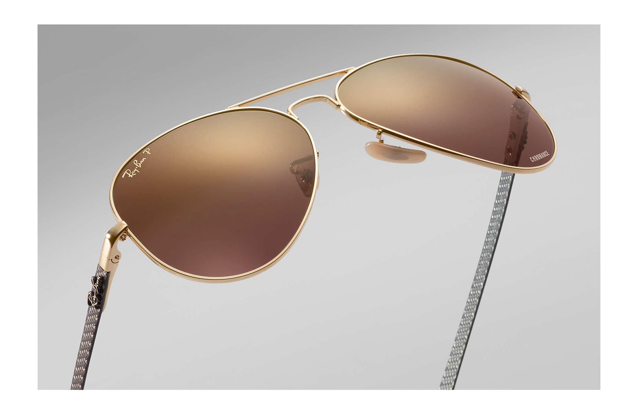 RayBan Rb8317 Chromance in Gold; Gold,Silver/Purple (Metallic) for Men Lyst