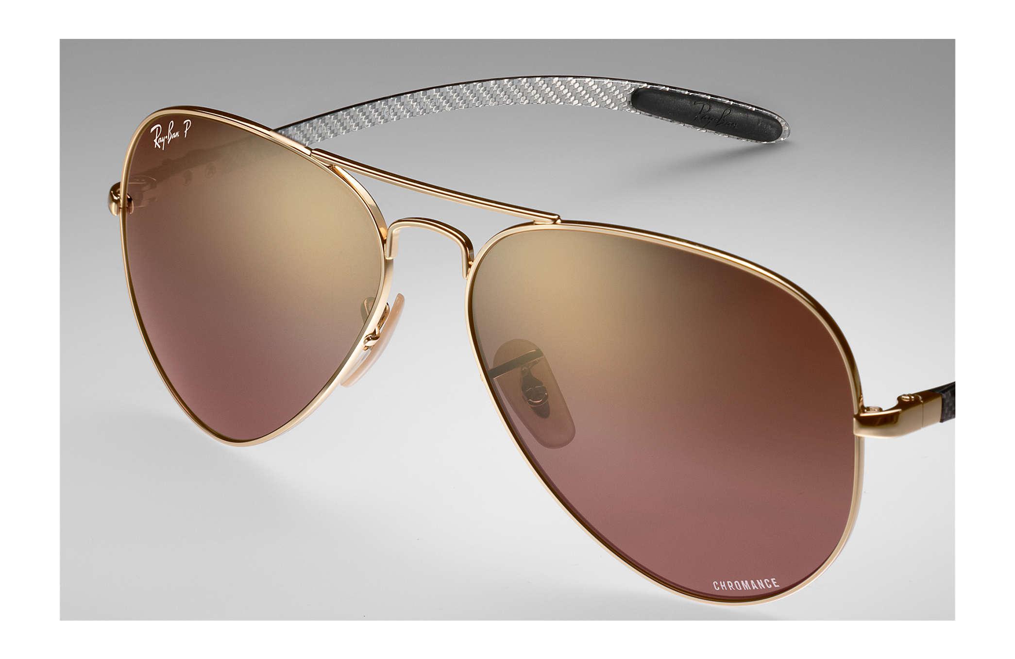 RayBan Rb8317 Chromance in Gold; Gold,Silver/Purple (Metallic) for Men Lyst