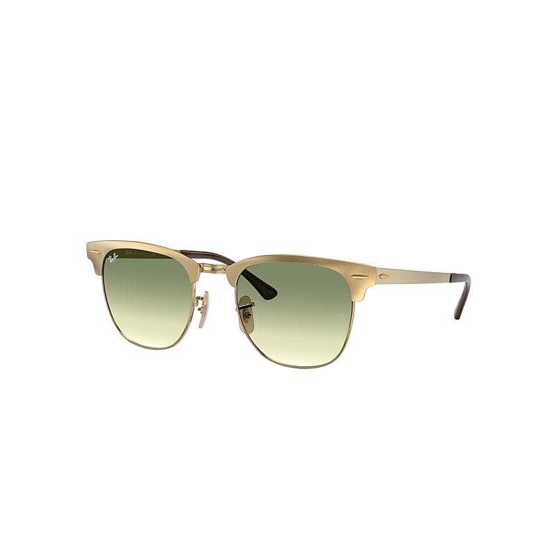 clubmaster gold frame