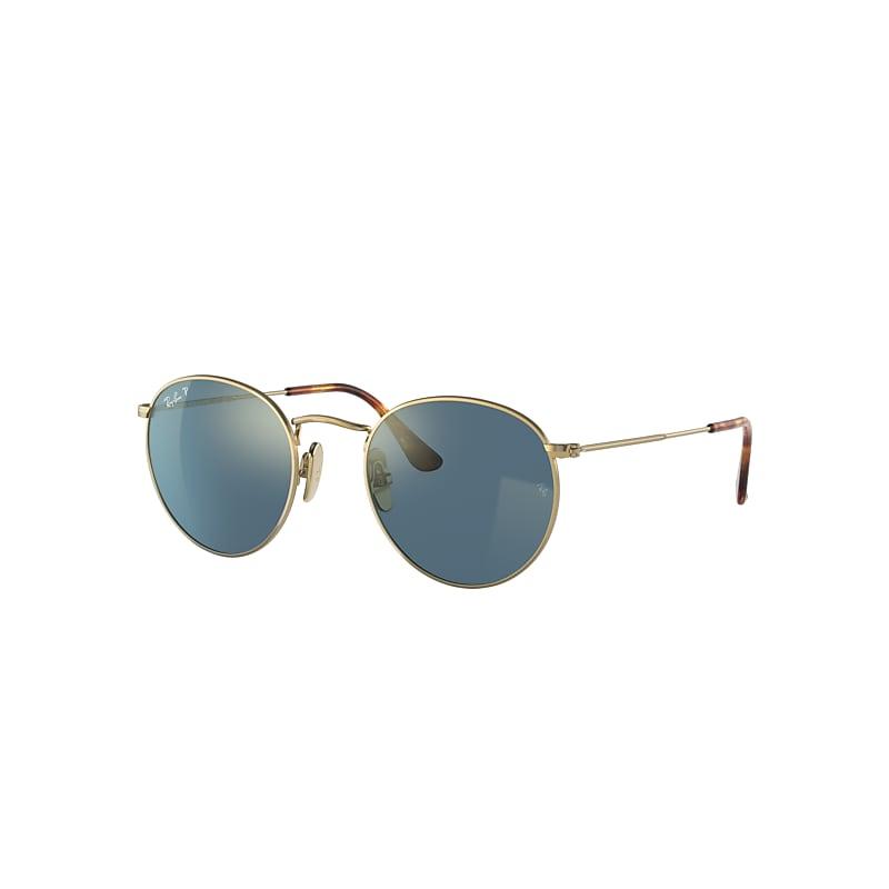 round titanium ray ban