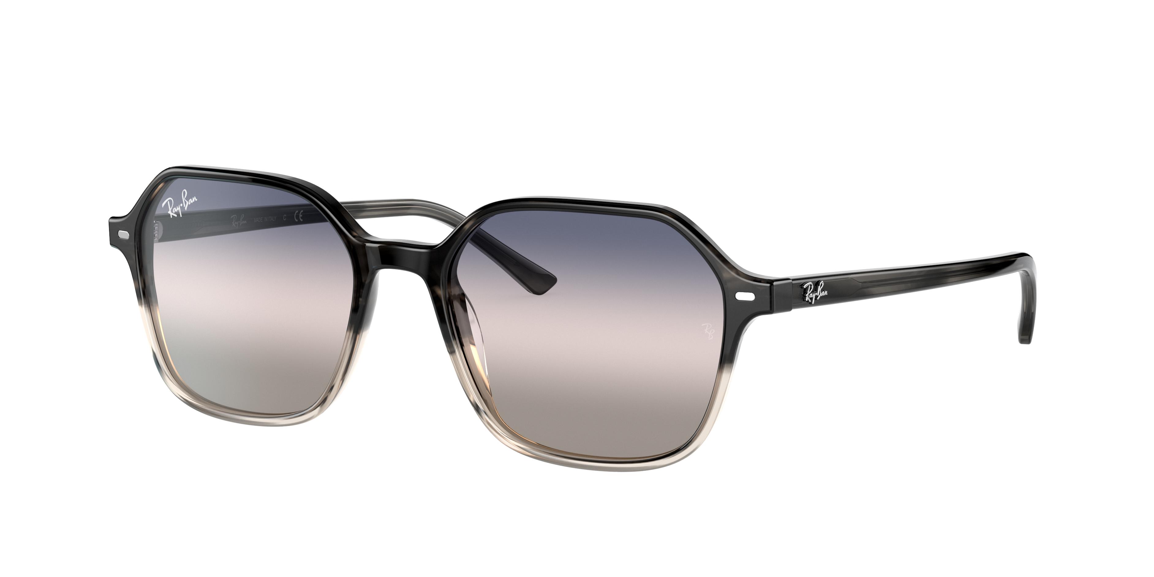 Ray-Ban John Bi-gradient Sunglasses Grey Havana Frame Pink Lenses 53-18 in  Black | Lyst