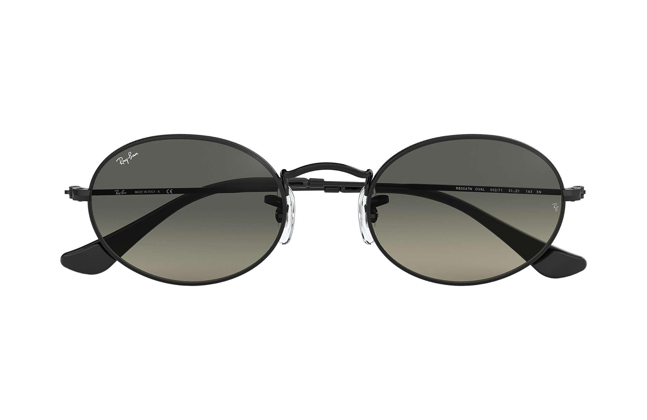 ray ban black oval sunglasses