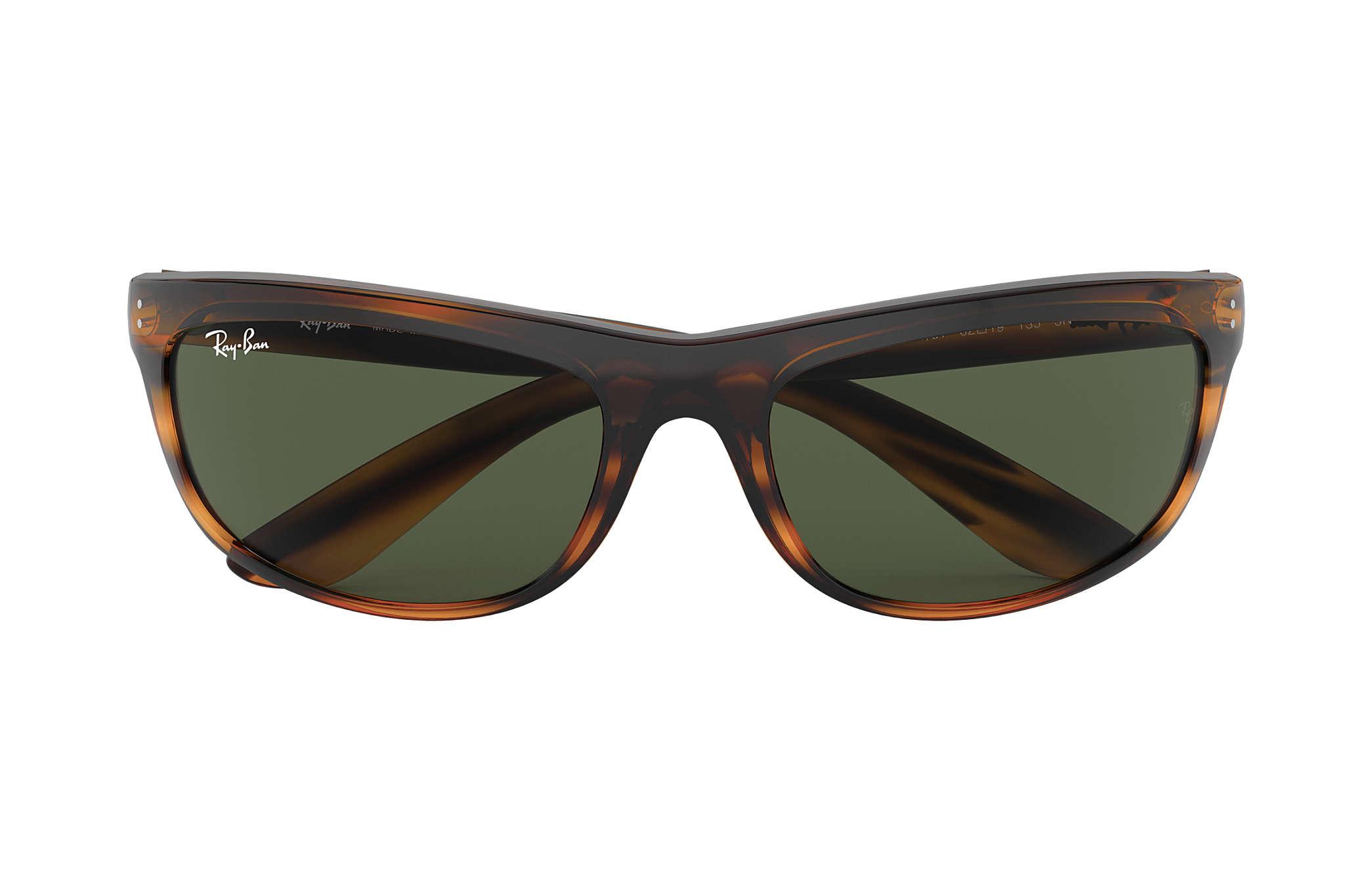 RayBan Balorama Striped Brown Lyst