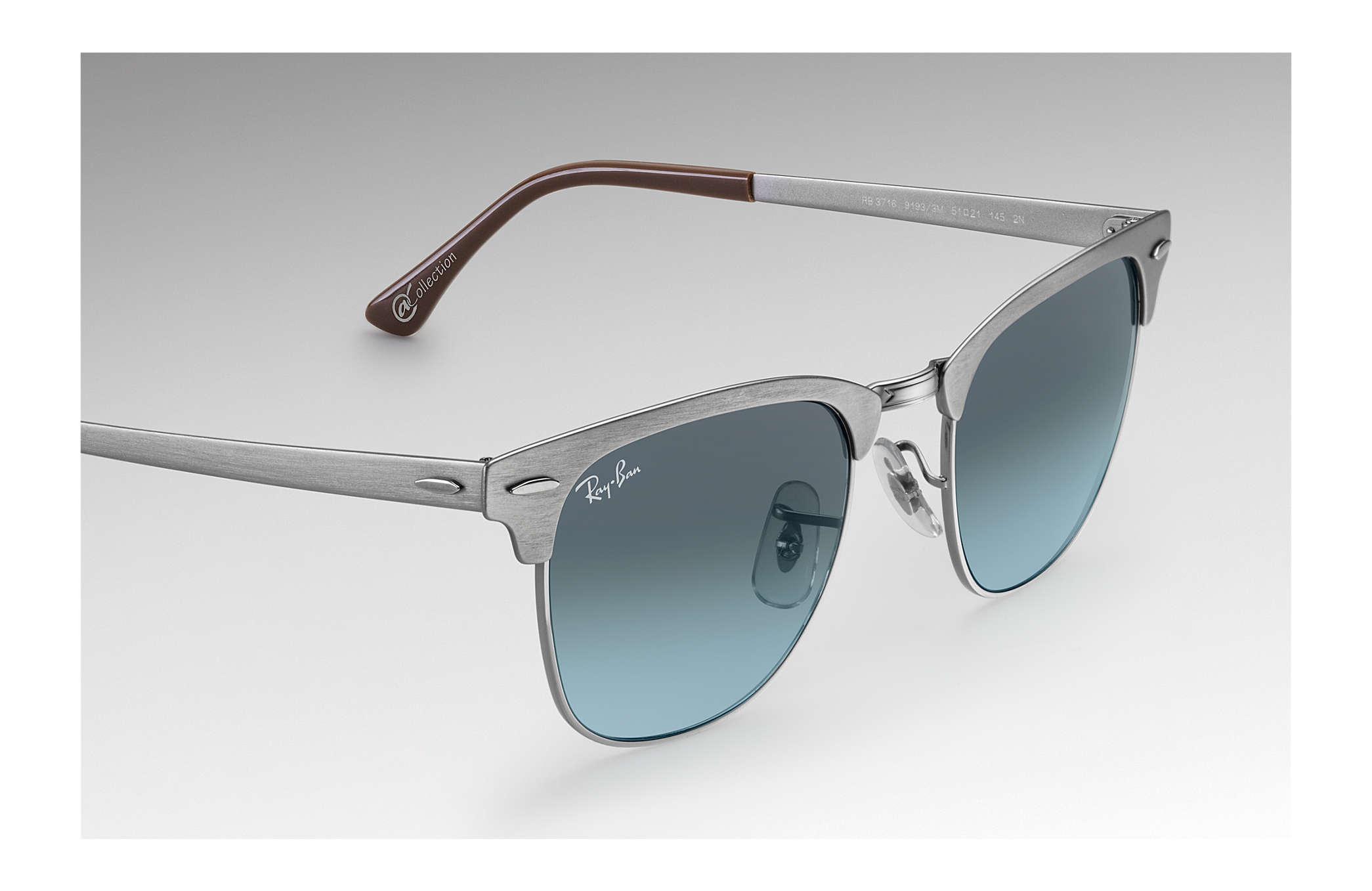 Ray ban clubmaster aluminum deals gunmetal