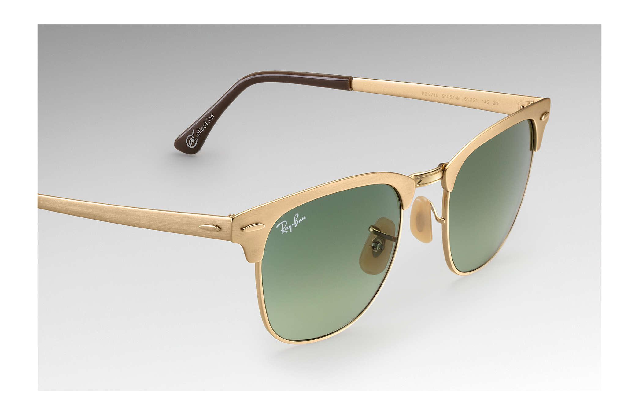 ray ban clubmaster metal gold