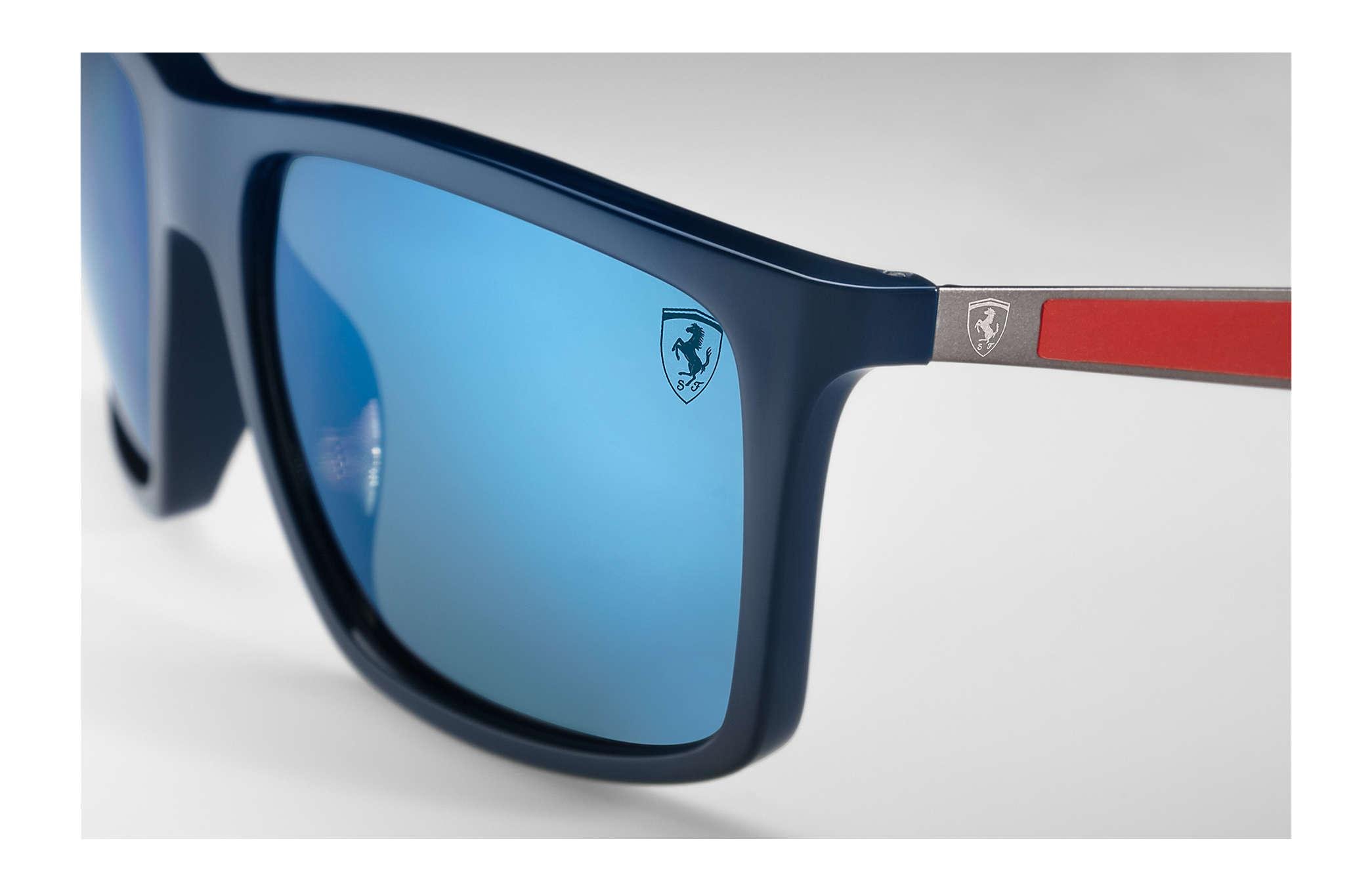 Ray-Ban Rubber Rb4228m Scuderia Ferrari Collection in Blue for Men | Lyst