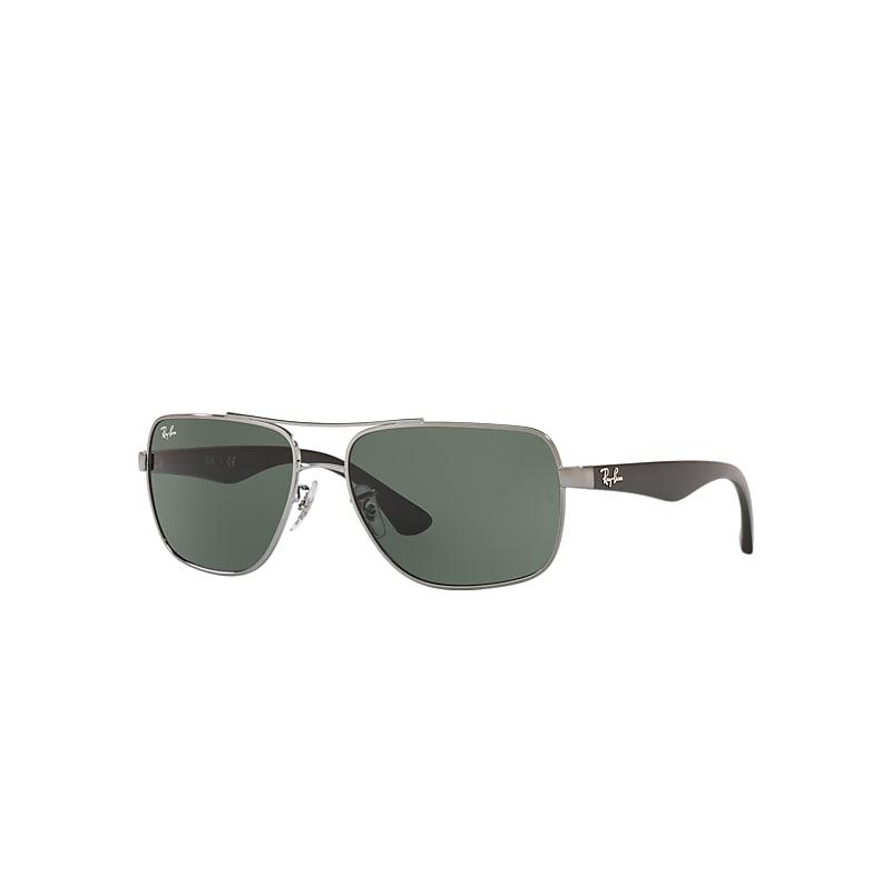 Ray-Ban Rb3483 Sunglasses Gunmetal Frame Green Lenses 60-16 - Lyst