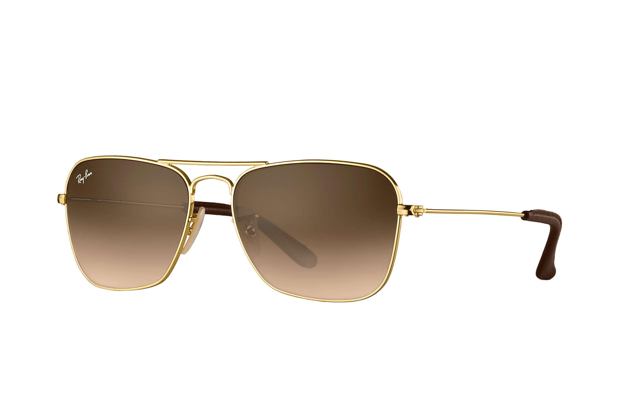 Ray-Ban Caravan @collection in Gold/Light Brown (Brown) - Lyst