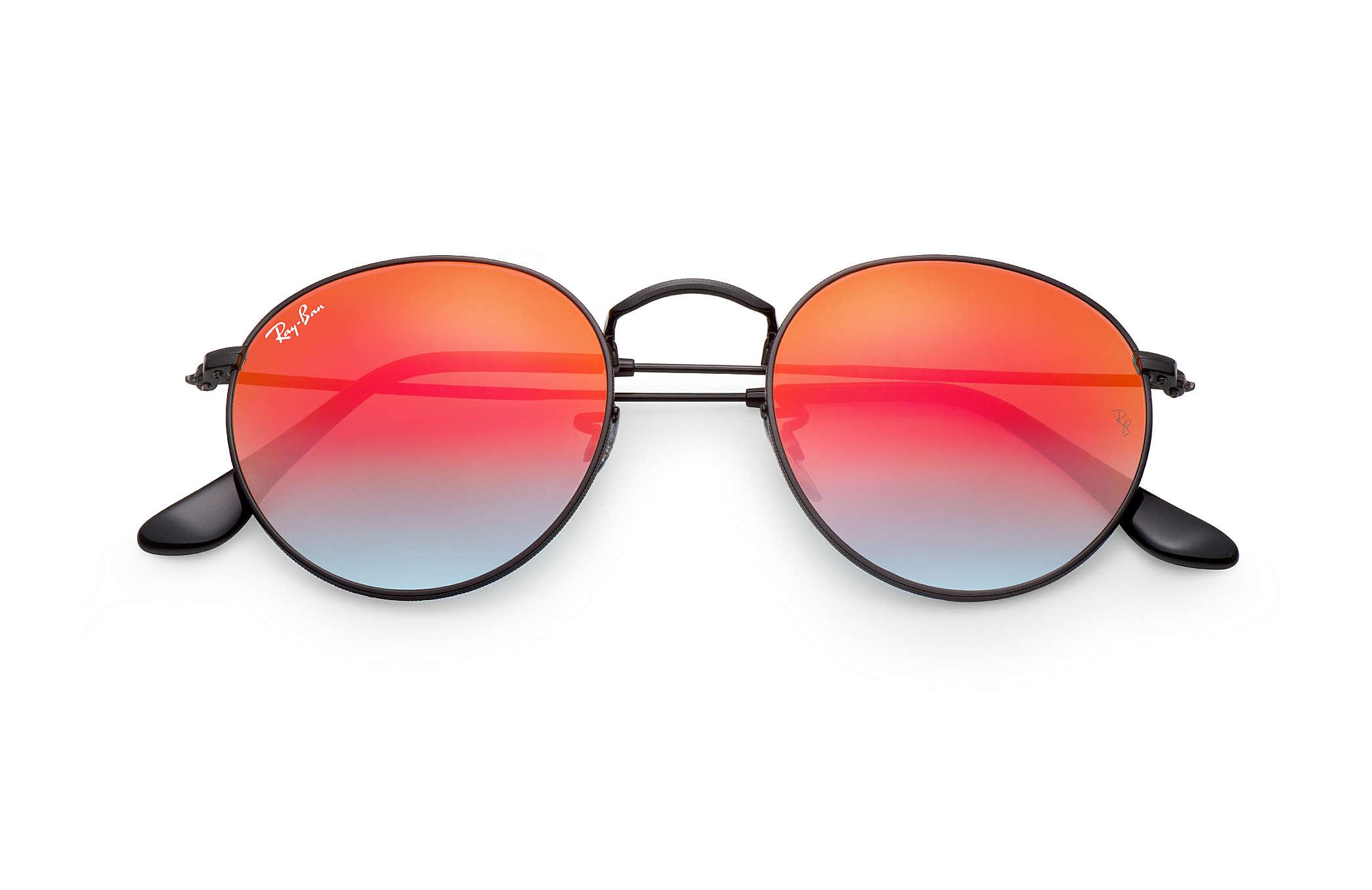 ray ban orange flash polarized