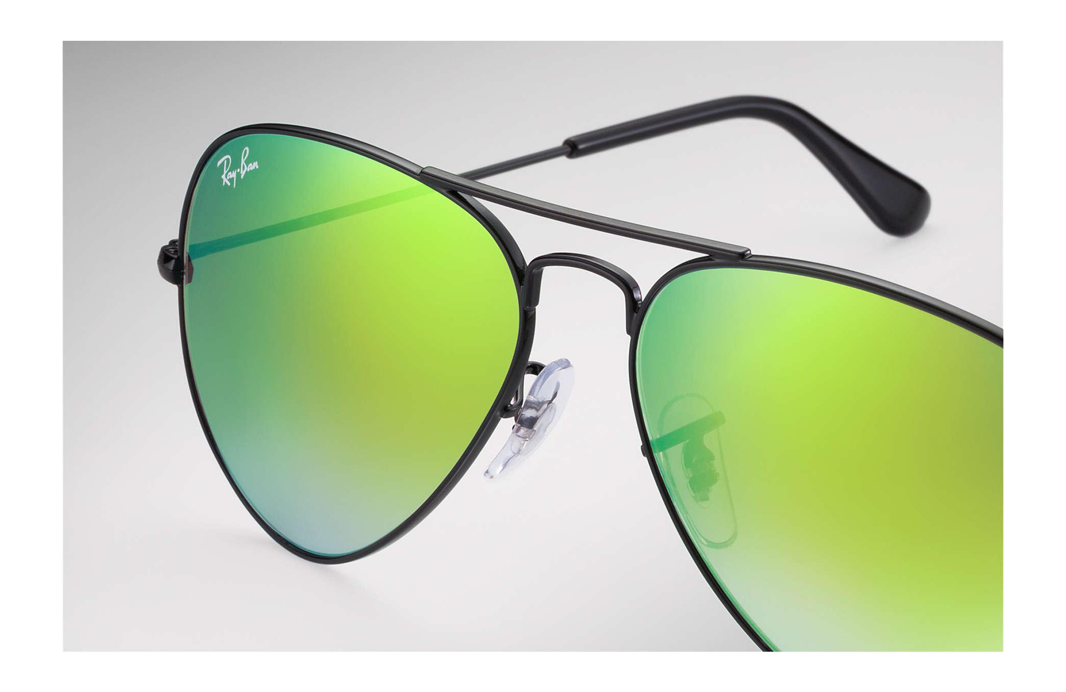RayBan Aviator Flash Lenses Gradient Lyst