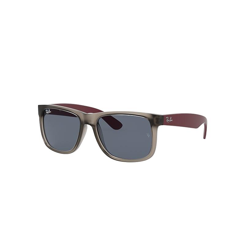 Ray-Ban Justin Color Mix Low Bridge Fit Sunglasses Bordeaux Frame Dark Grey  Lenses 58-25 in Blue for Men - Lyst