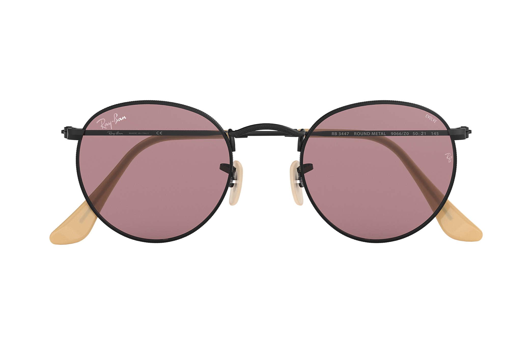 ray ban round metal evolve