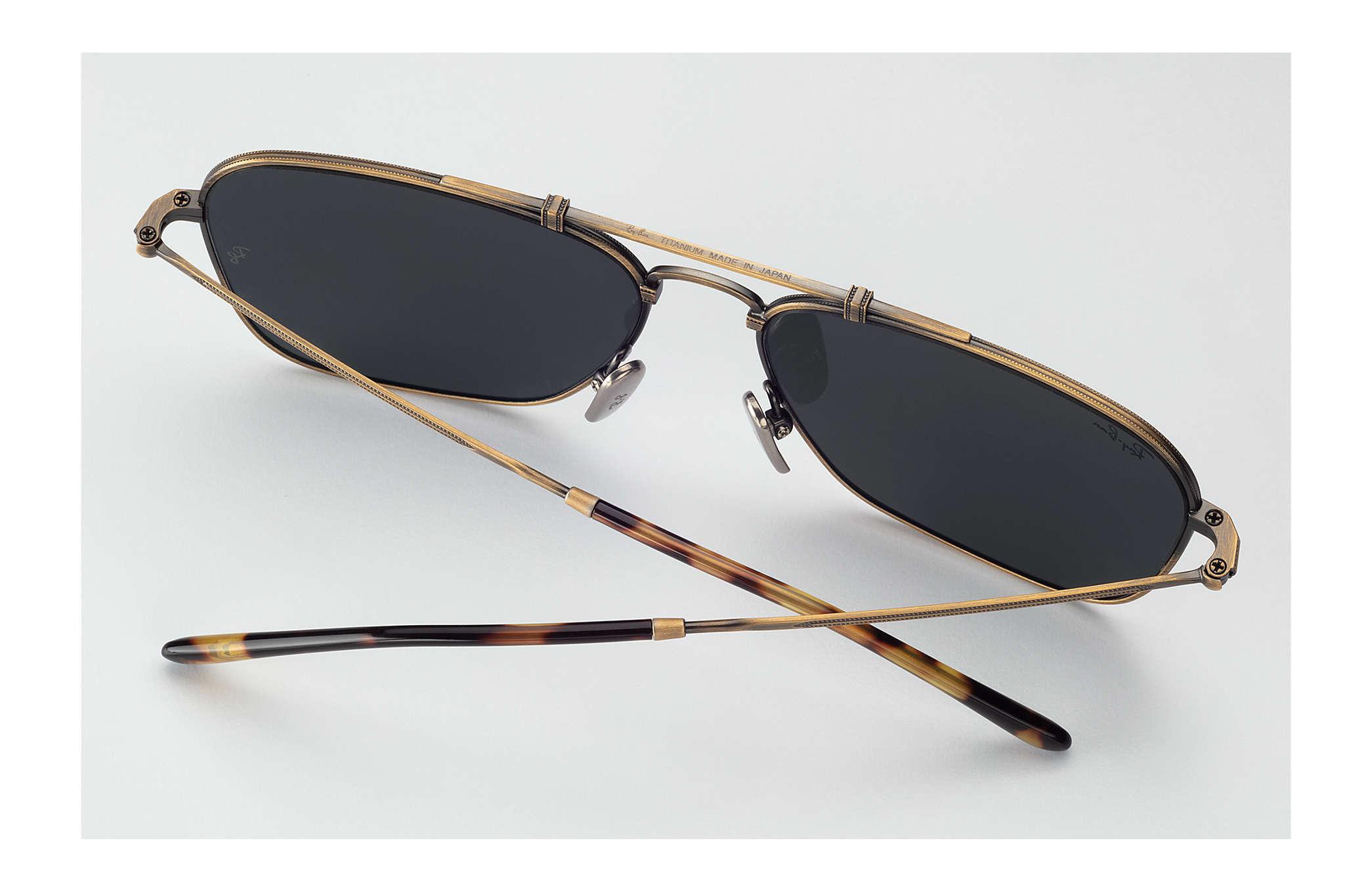 RayBan Caravan Titanium Antique Gold Lyst