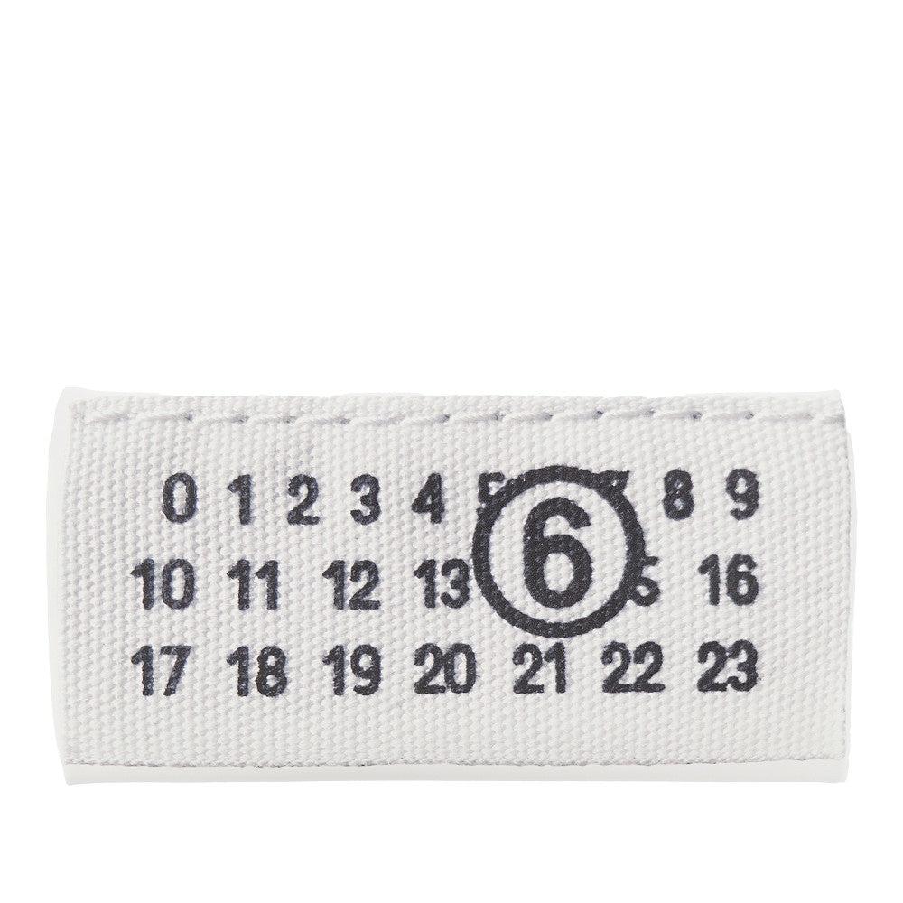 MM6 by Maison Margiela 'Numeric Label' Faux Leather Clutch in