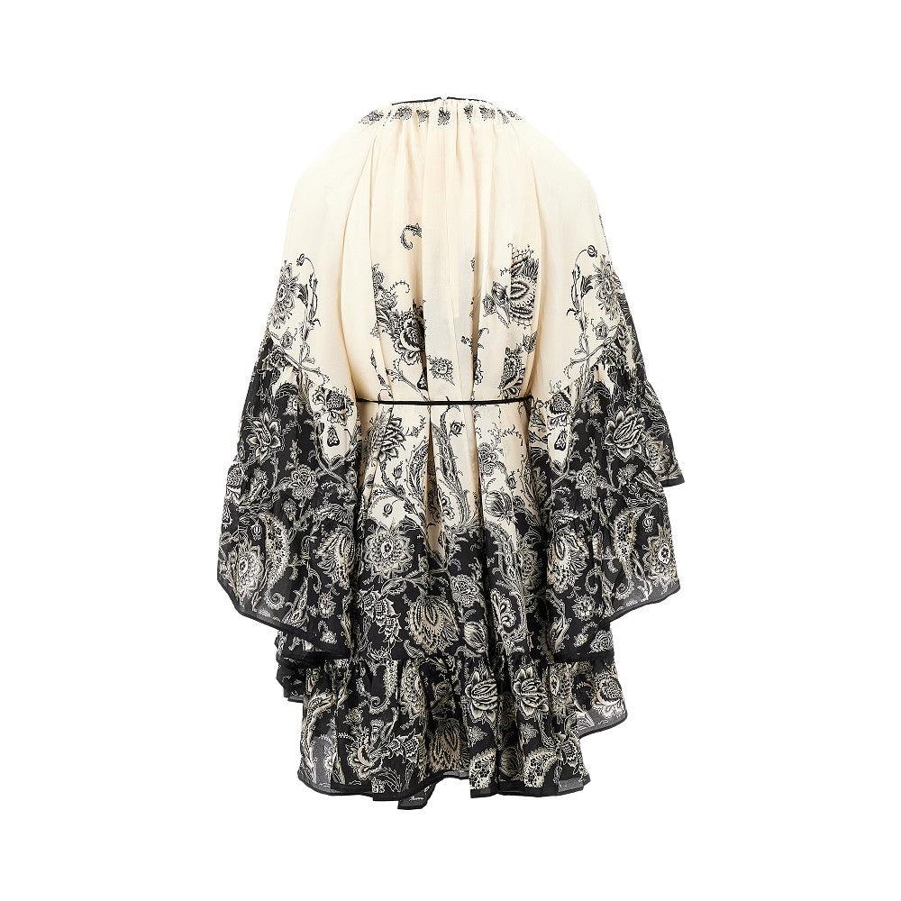 Zimmermann 'Rhiannon' Silk Mini Dress | Lyst
