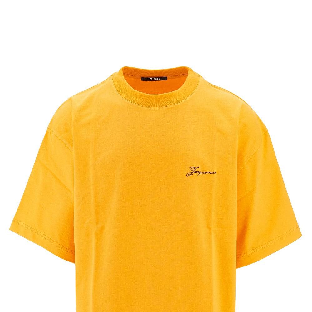 【関税込み】JACQUEMUS イエロー The Halteres Tシャツ Yellow 'The Haltères' T-shirt by JACQUEMUS on Sale