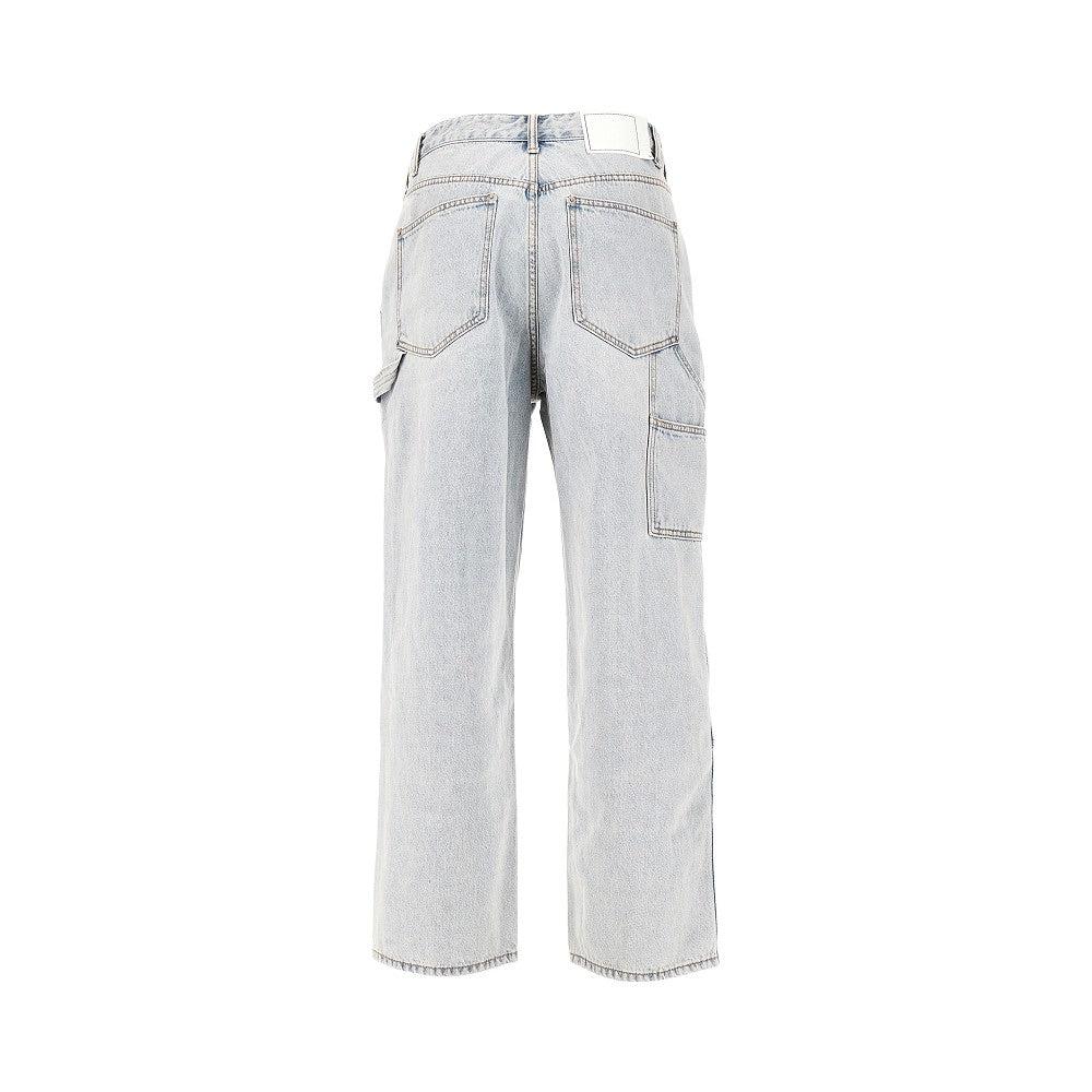 this is never that ダブルニーデニム　lサイズ FULL COUNT / フルカウント】 Straight Denim DartfordSuper