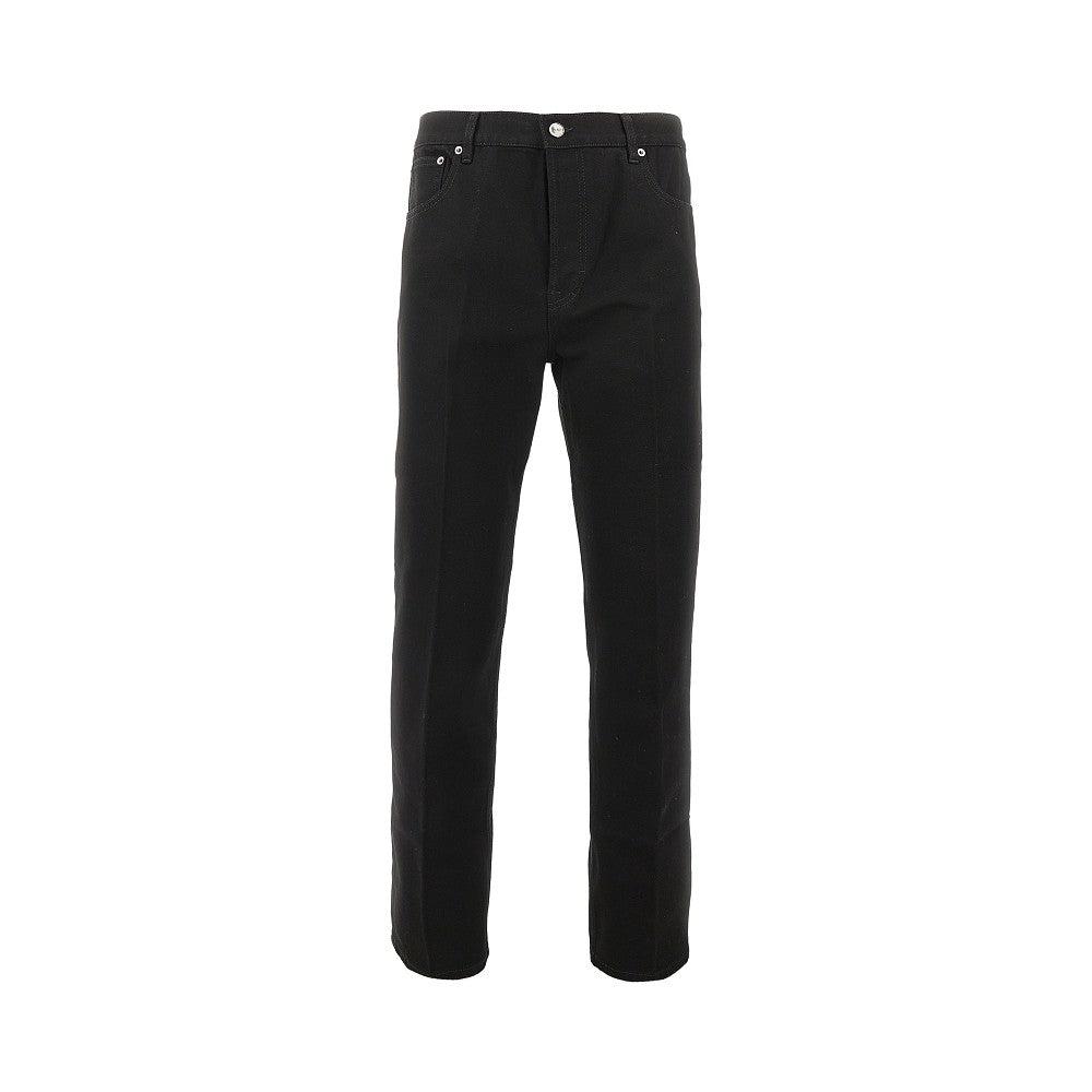 Gucci Jeans With Horsebit Detail in Black for Men | Lyst UK