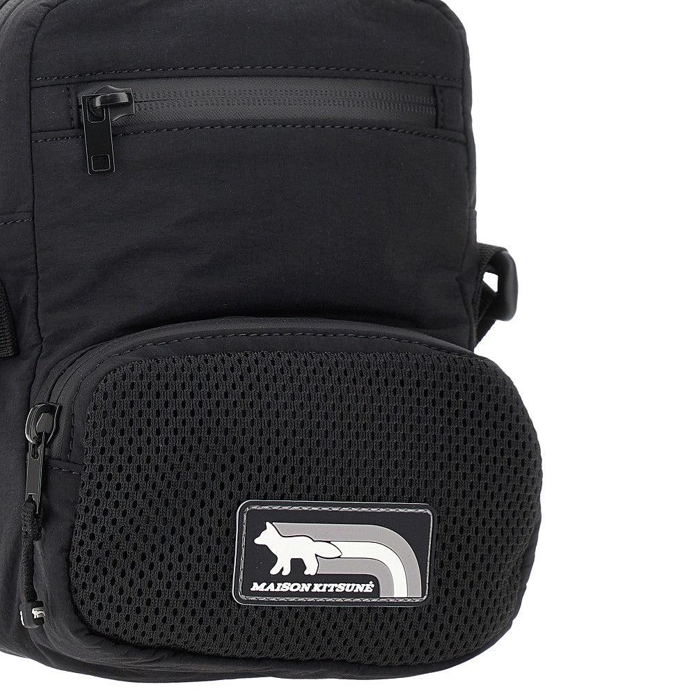 Maison Kitsuné Flash Fox Crossbody Pouch in Black for Men | Lyst