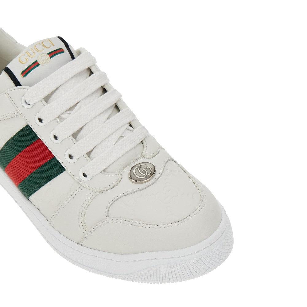 Gucci Screener Leather Sneakers in Grey Lyst UK