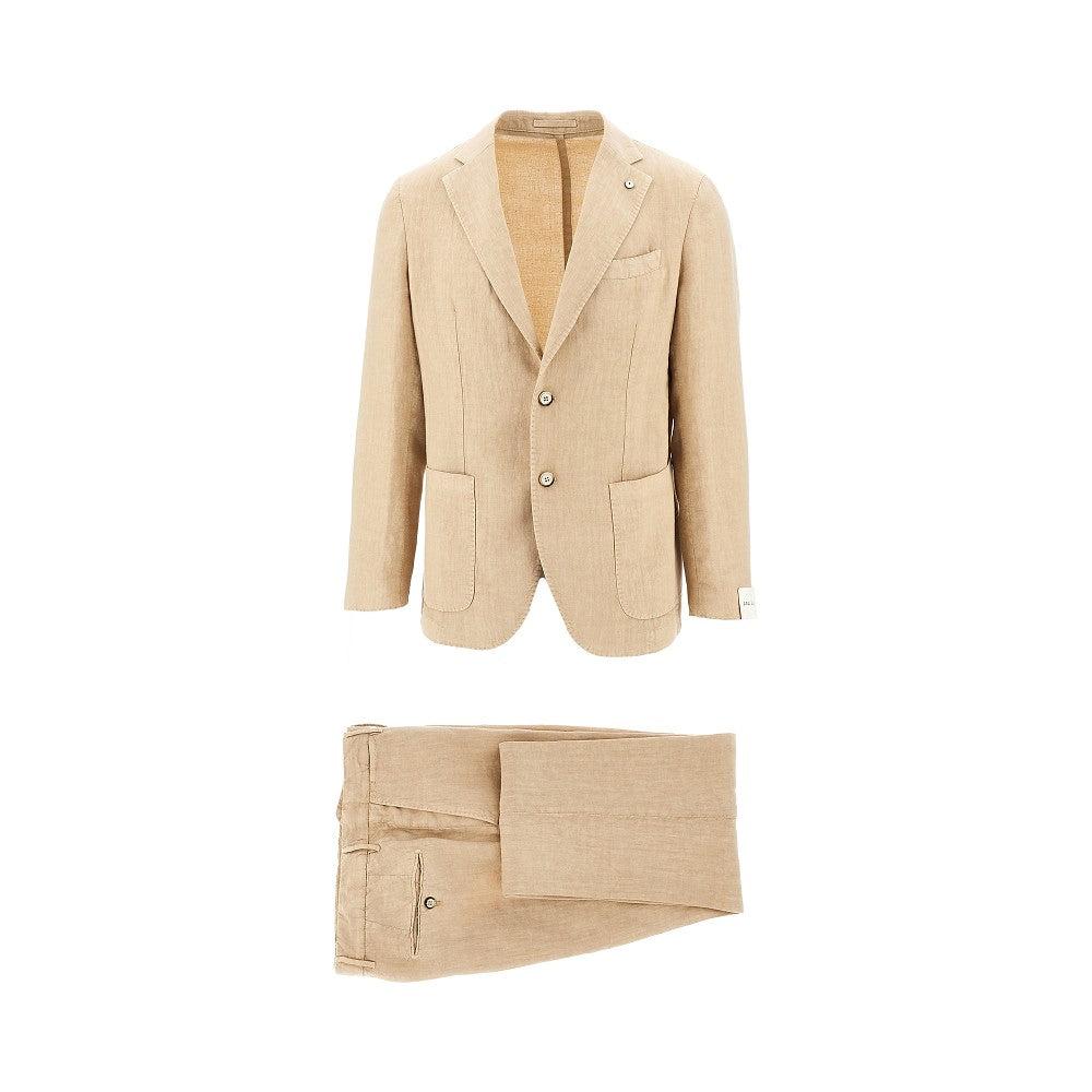 L.B.M. 1911 L. B.M. 1911 Linen Single-Breasted Tailored Suit in 