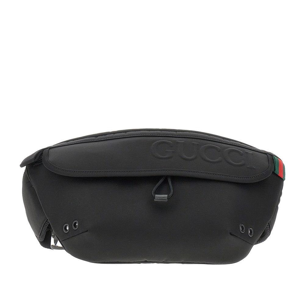 Small Nylon Belt Bag With Embossed Logo