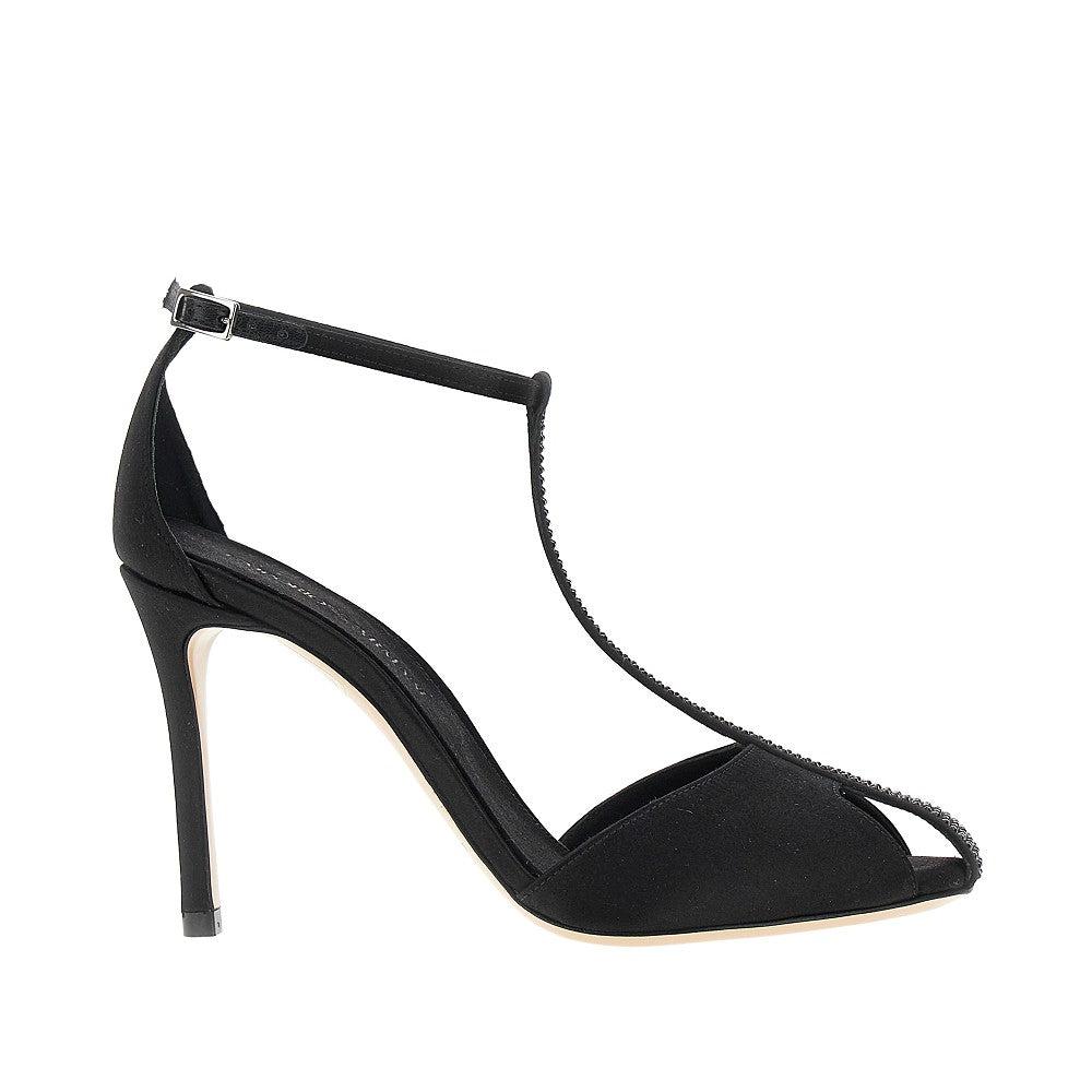 EMPORIO ARMANI サテンハイヒール Emporio Armani Sandal heels for Women | Online Sale up to 80