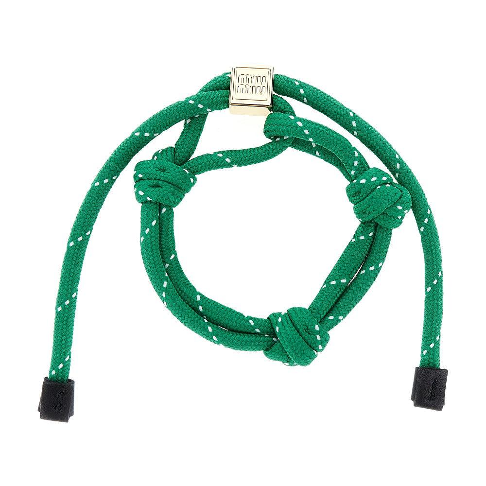 ブレスレット Miu Miu Emerald Green Fabric Bracelet Miu Miu Bracelets for Women | Online Sale up to 30% off