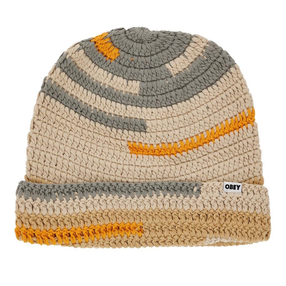 Obey 'Fairmount' Crochet Beanie in Metallic for Men Lyst