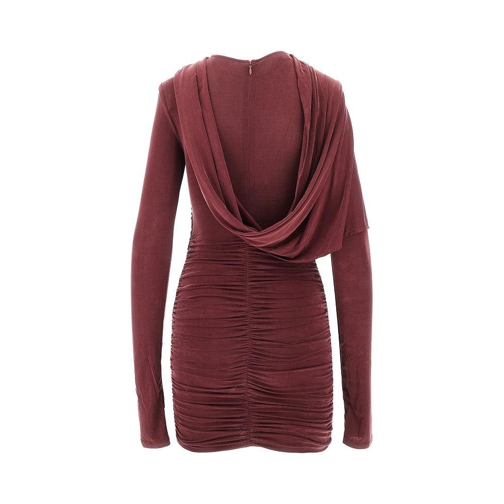 オールインワン・サロペット The Andamane Mini Dress With Draped Detailing The Andamane Draped halter neck mini dress | The Fashion Square