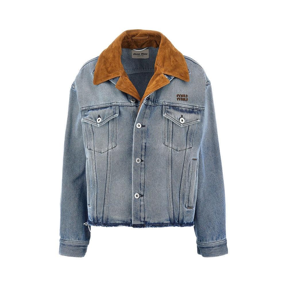 ト*ト様 miumiu denim jacket archive Miu Miu Jean and denim jackets for Women | Online Sale up to 52