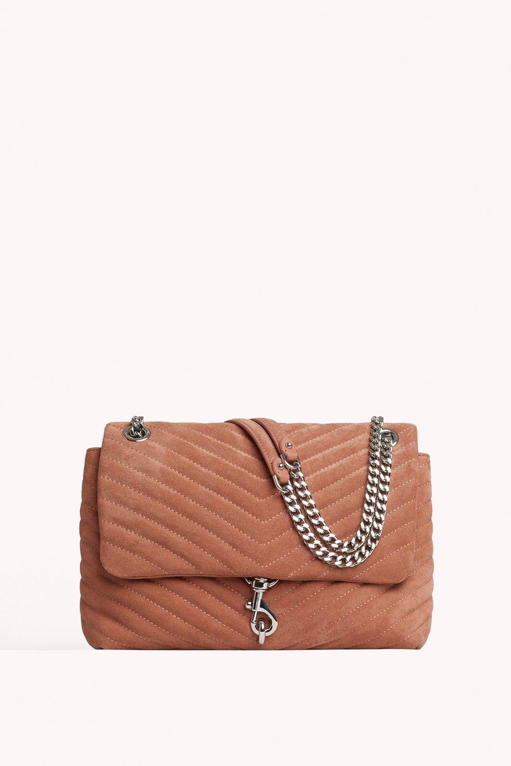 Rebecca Minkoff Edie Flap Shoulder Bag in Brown Lyst