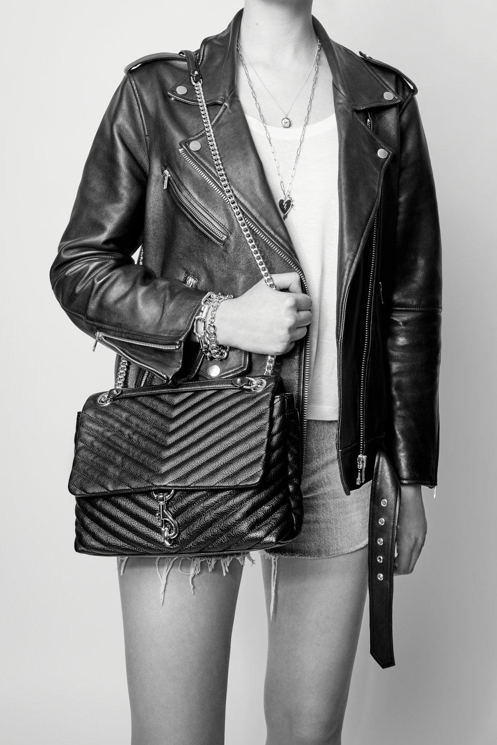 leather shoulder satchel