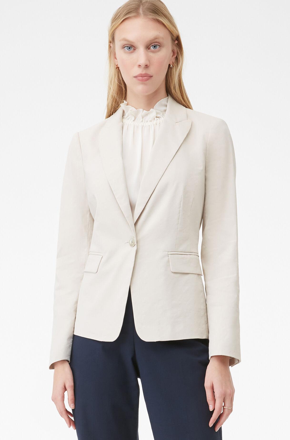 Rebecca Taylor Tailored Techy Linen Suiting Jacket - Lyst
