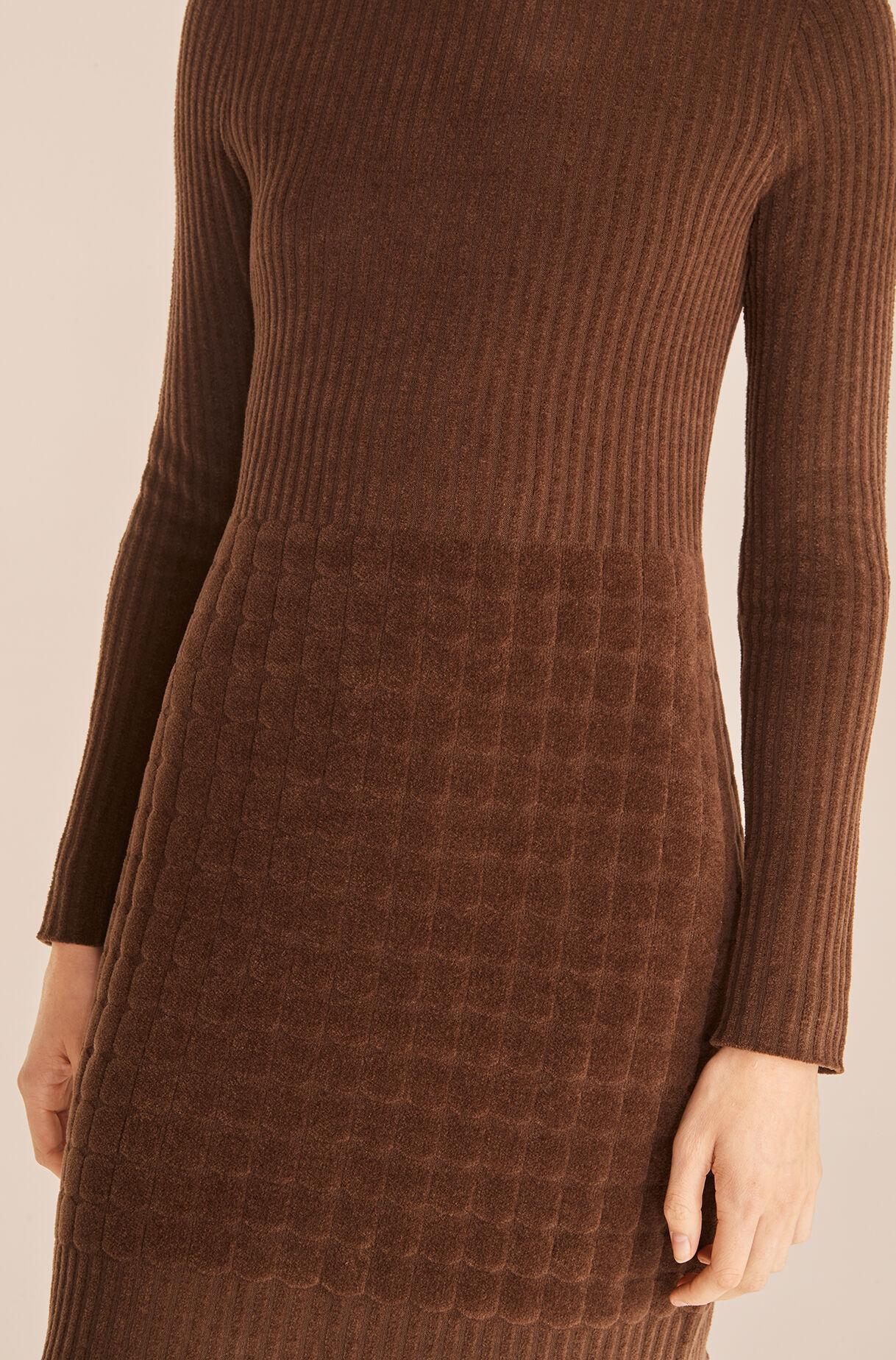 Rebecca Taylor Quilted Velvet Sweater 