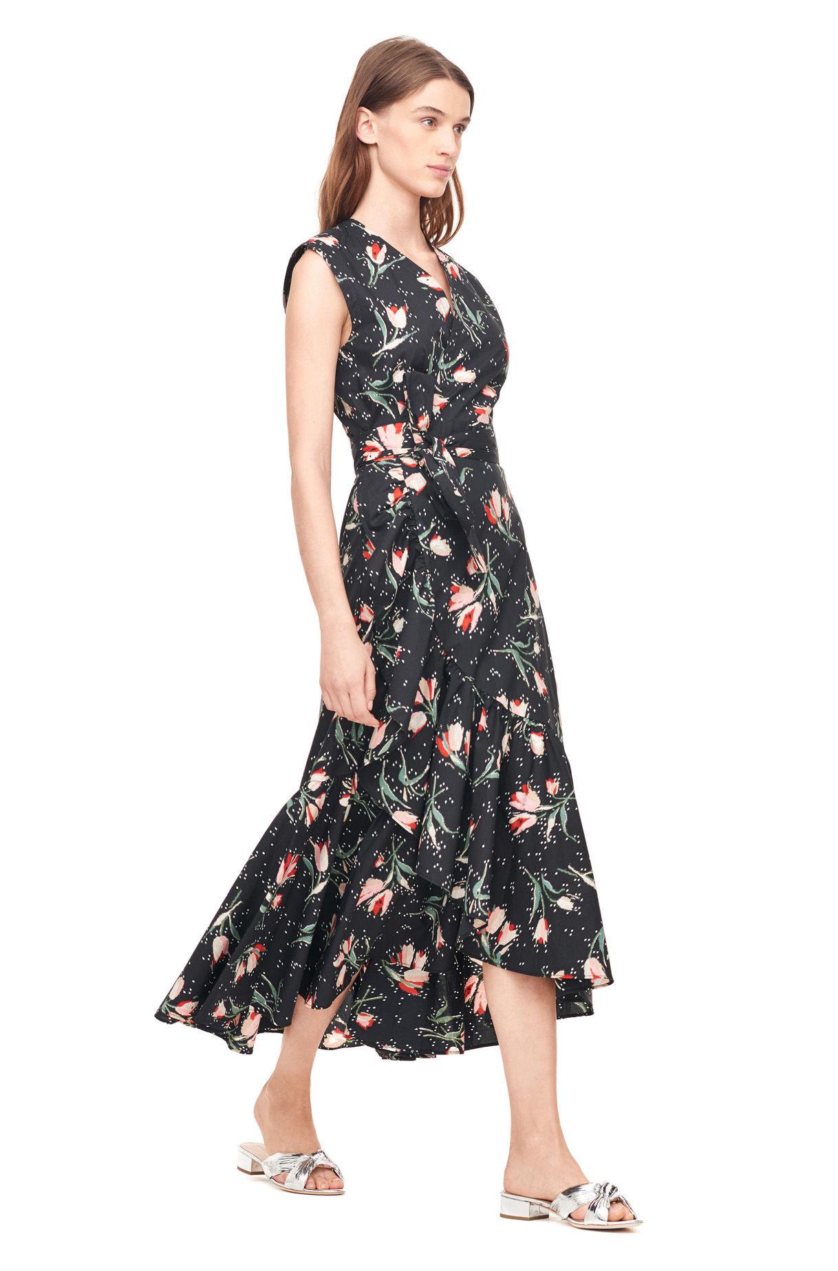 rebecca taylor ikat wrap dress