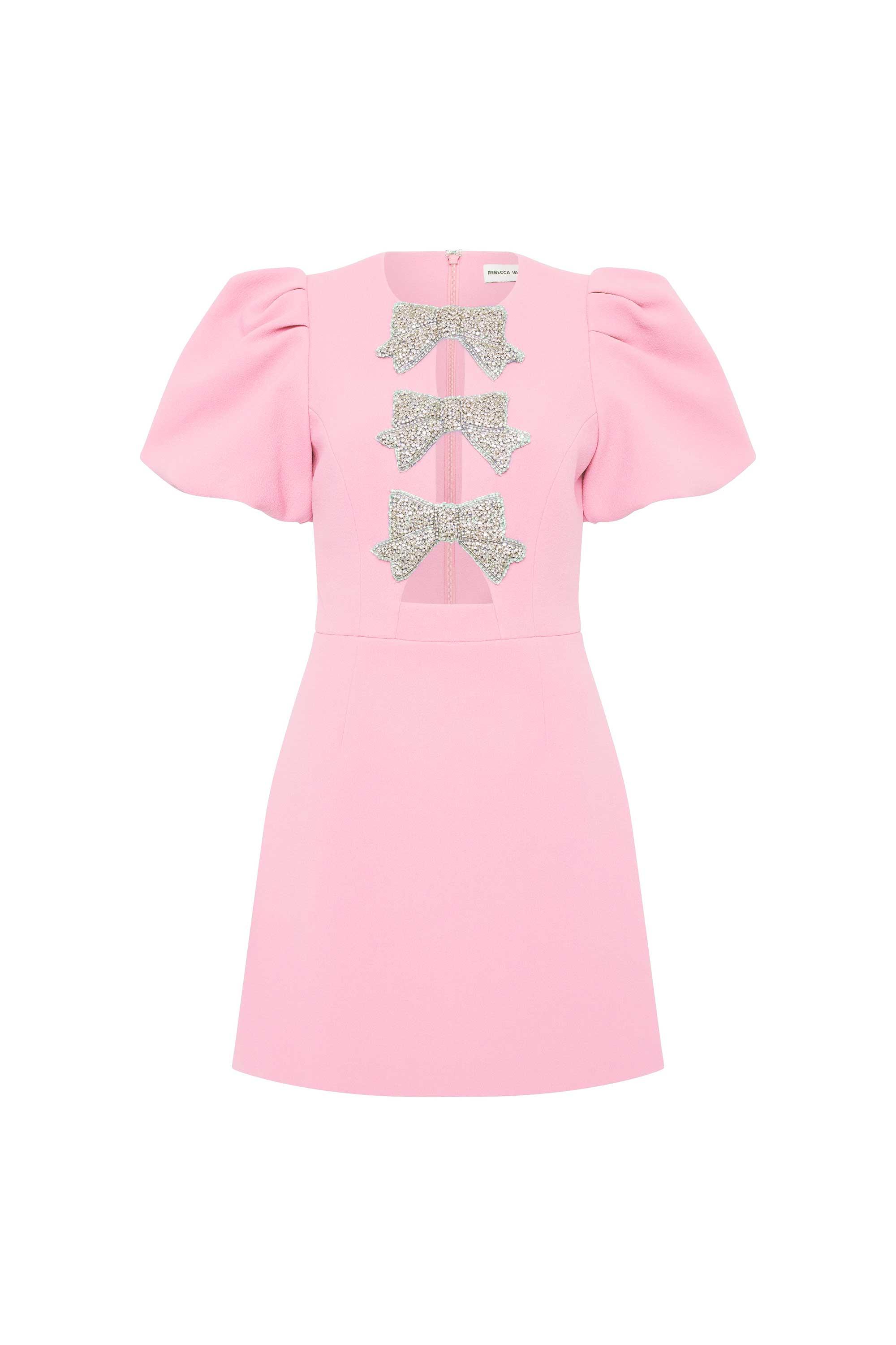 juliana puff sleeve mini dress Rebecca Vallance Juliana Puff Sleeve Mini Dress