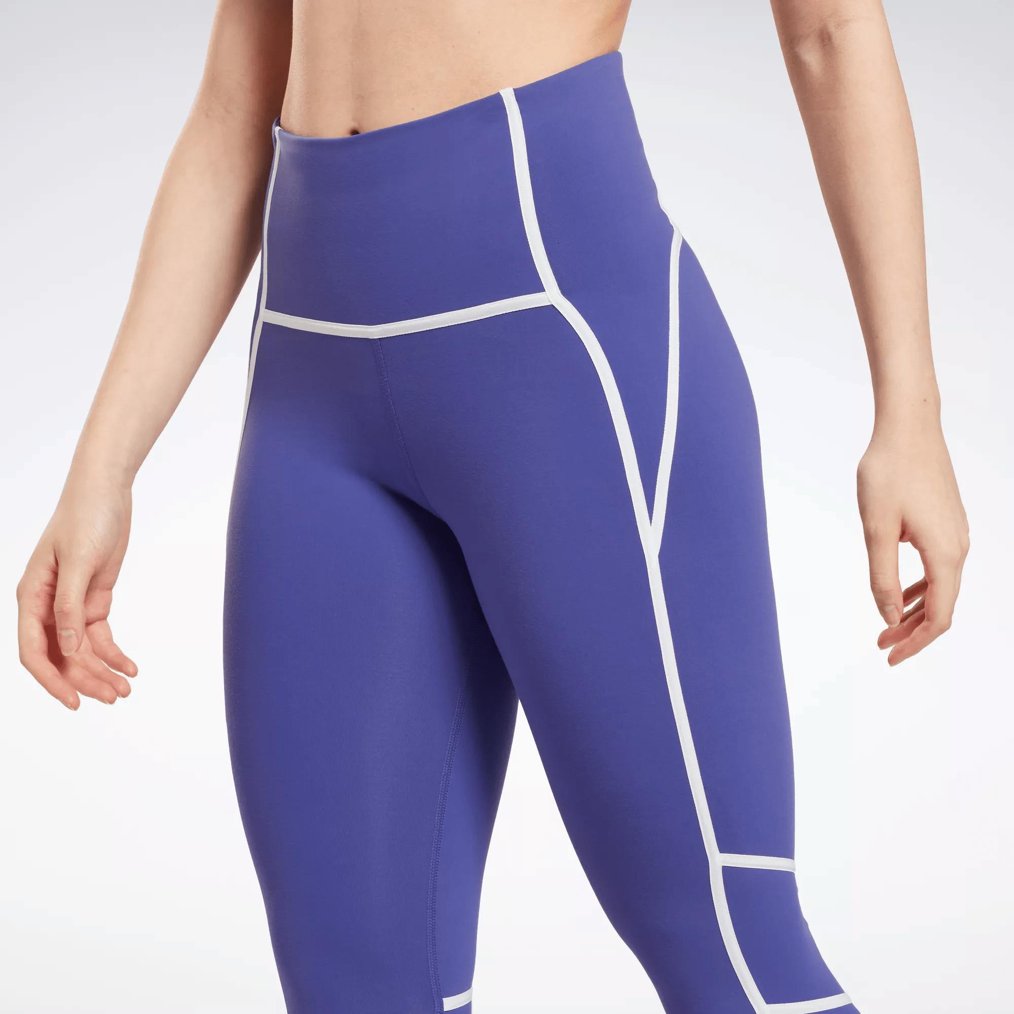 reebok speedwick color block legging