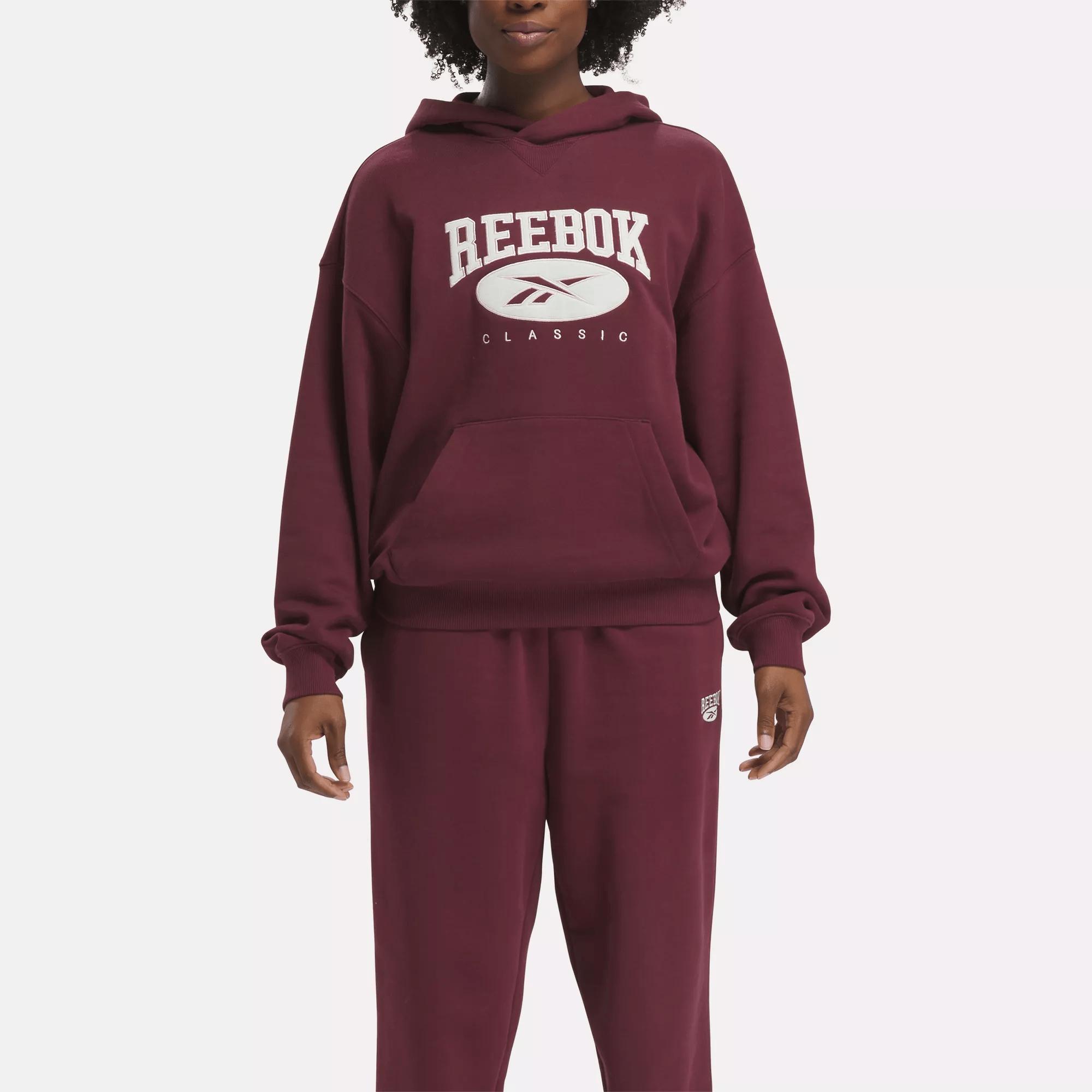 Reebok velour online hoodie