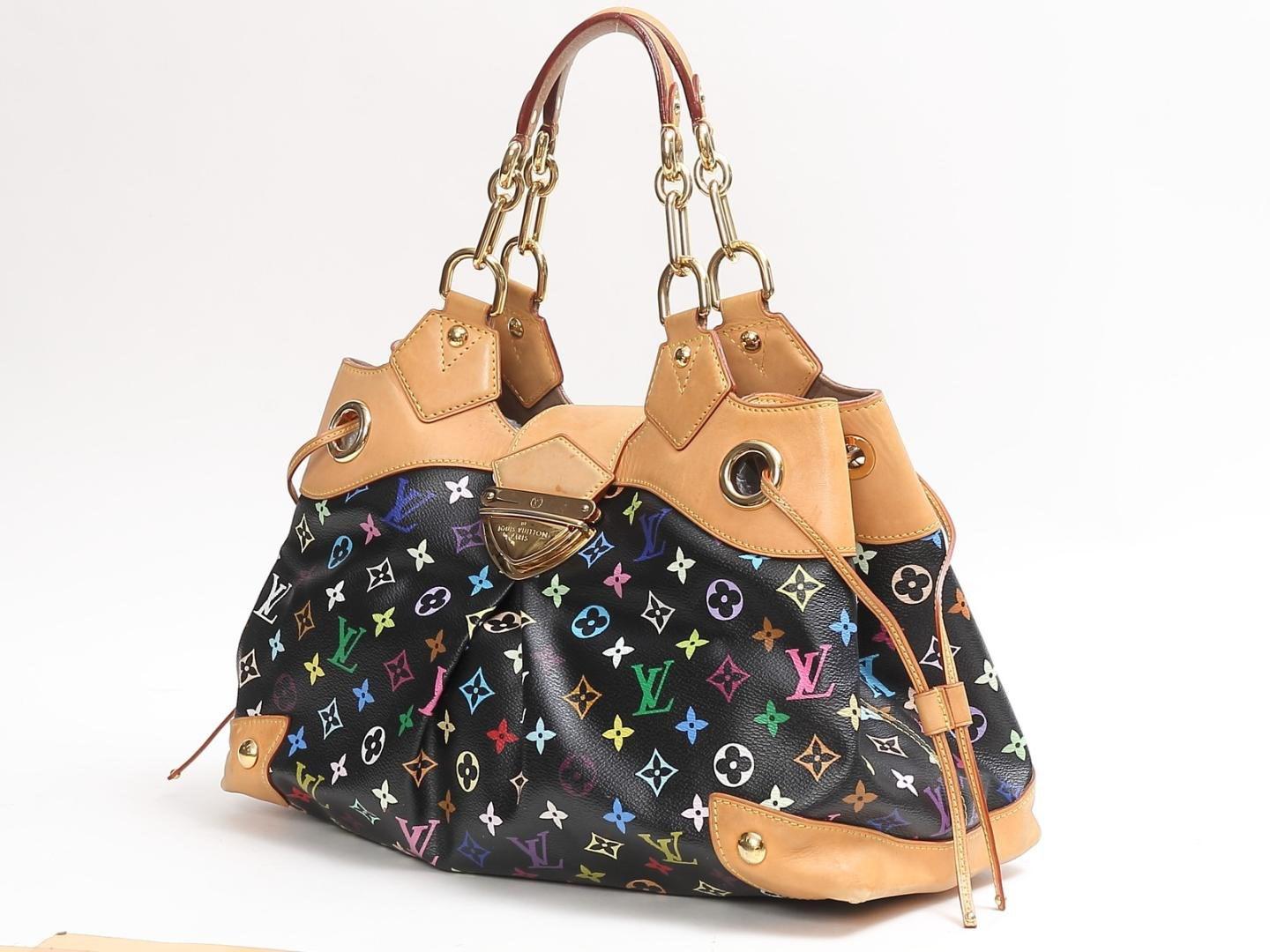 Louis Vuitton Authentic Ursula Shoulder Bag M40124 Monogram Multicolor Noir Used - Lyst