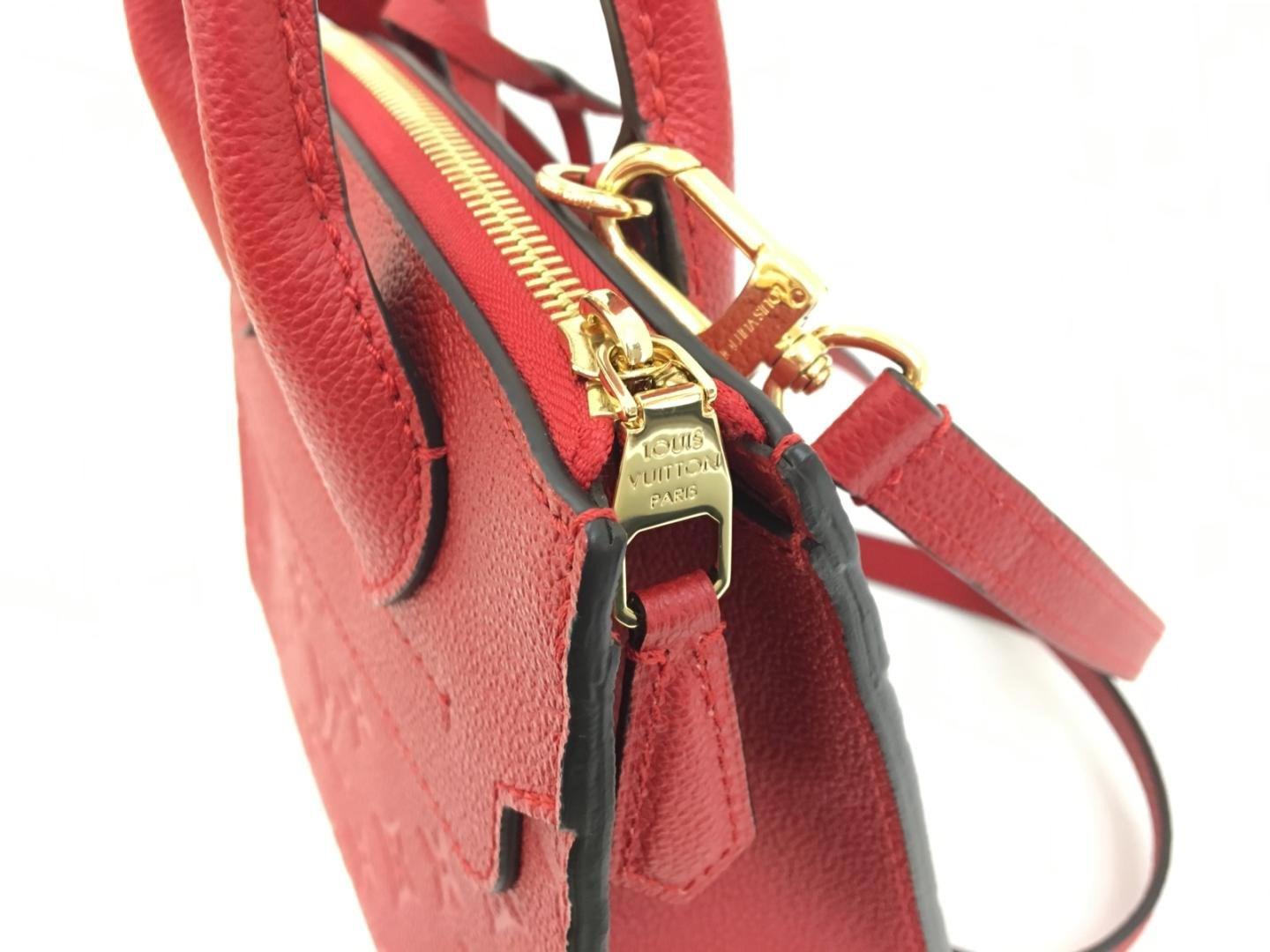 Louis Vuitton Pont Neuf Mini 2way Hand Bag Empreinte Leather Cherry M41744 in Red - Lyst