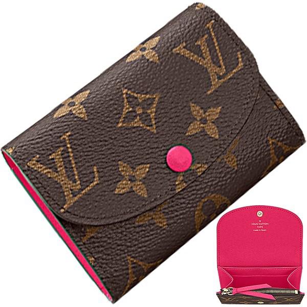 Louis Vuitton Leather Rosalie Coin Purse Monogram Pink Card Case [new] in Brown - Lyst