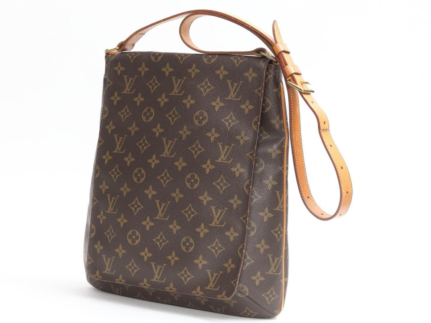 Louis Vuitton Musette Crossbody Shoulder Flap Bag Monogram Canvas M51256 in Brown - Lyst