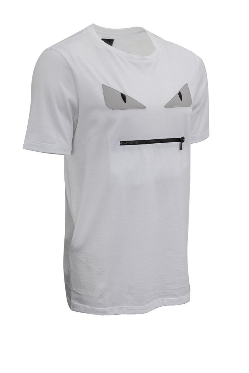Fendi T Shirt White Factory Sale, UP TO 64% OFF | www 