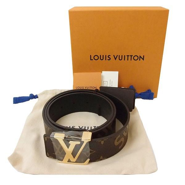 Louis Vuitton X Supreme Lv Initial 40 Belt Monogram Leather Brown 95cm(37.4) [new] for Men - Lyst
