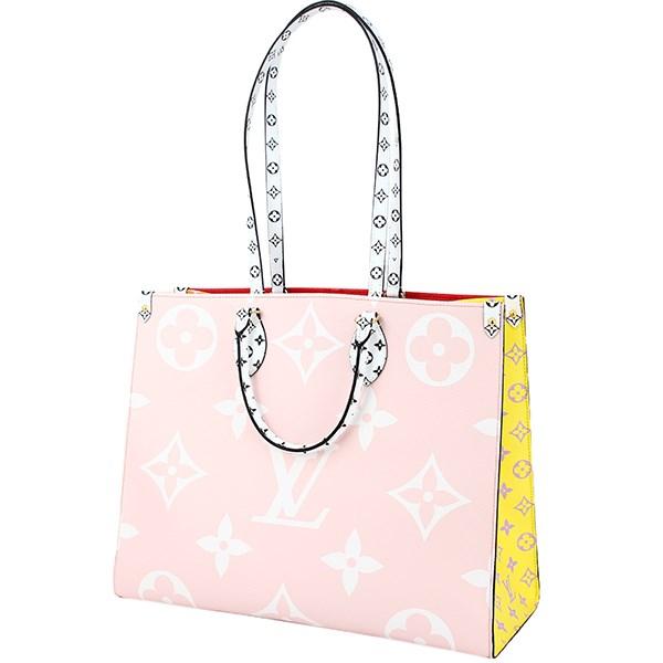 Louis Vuitton Canvas On The Go Monogram Giant M44569 Shoulder Bag Tote Bag Red Pink Women New - Lyst