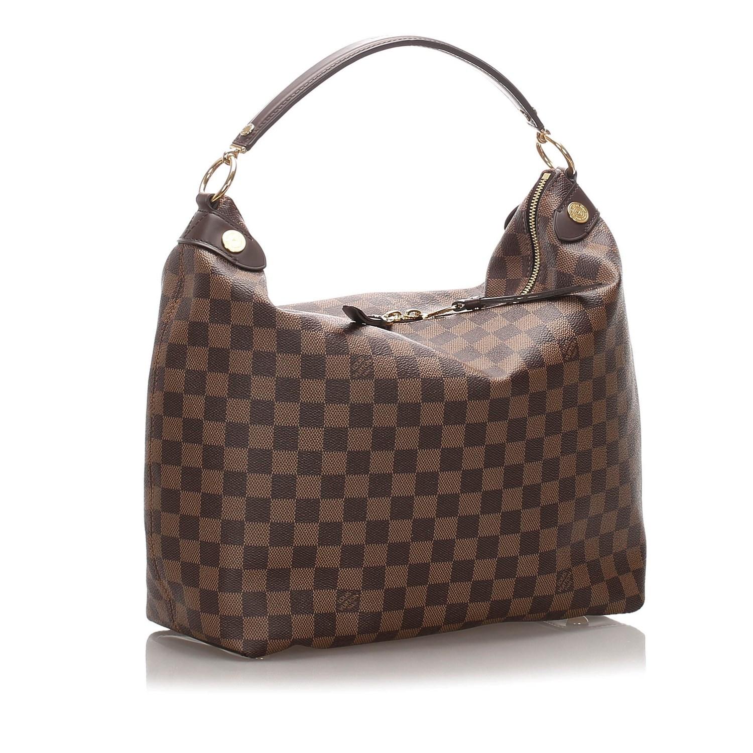 Louis Vuitton Canvas Brown Damier Ebene Duomo Hobo Bag for Men - Lyst