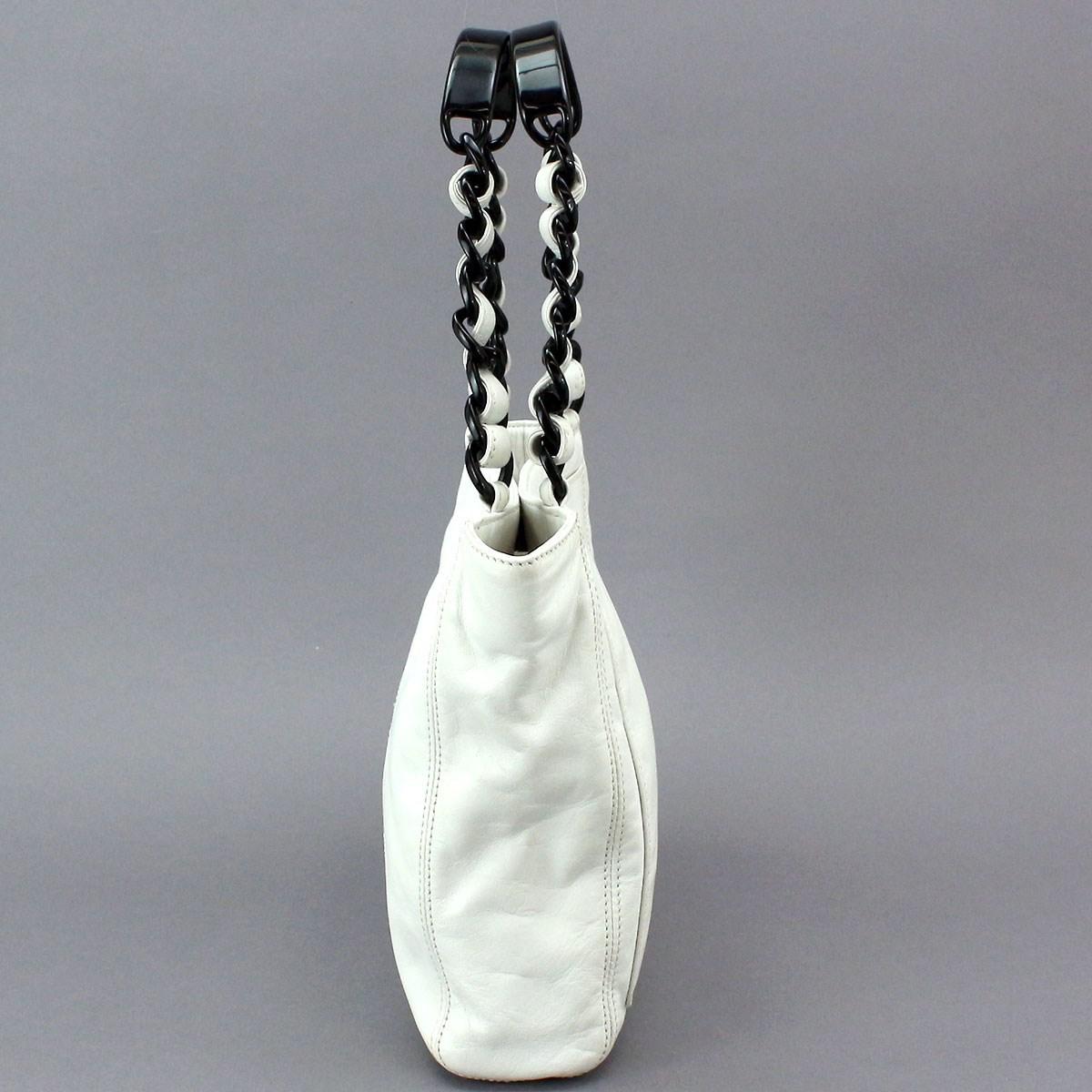 chanel plastic tote bag