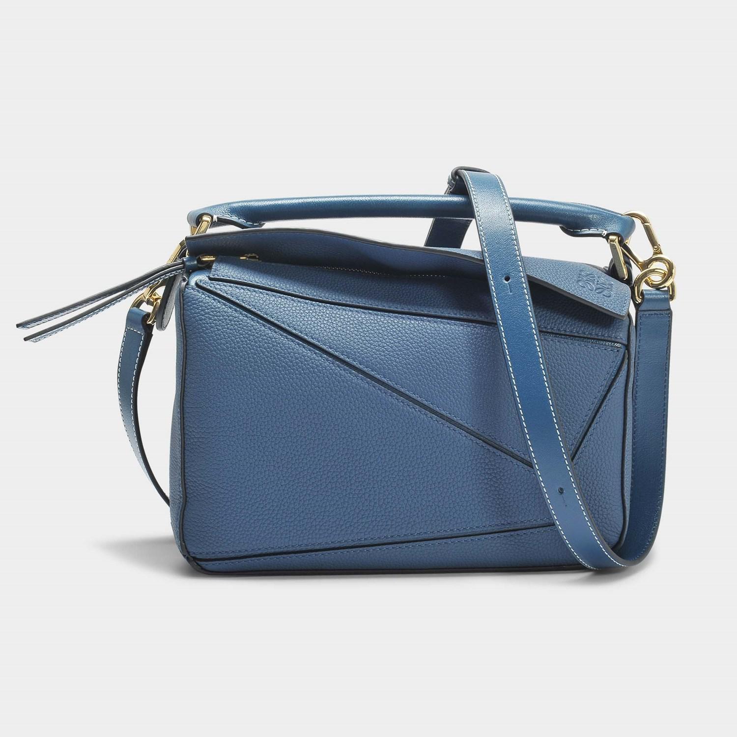 loewe puzzle bag midnight blue