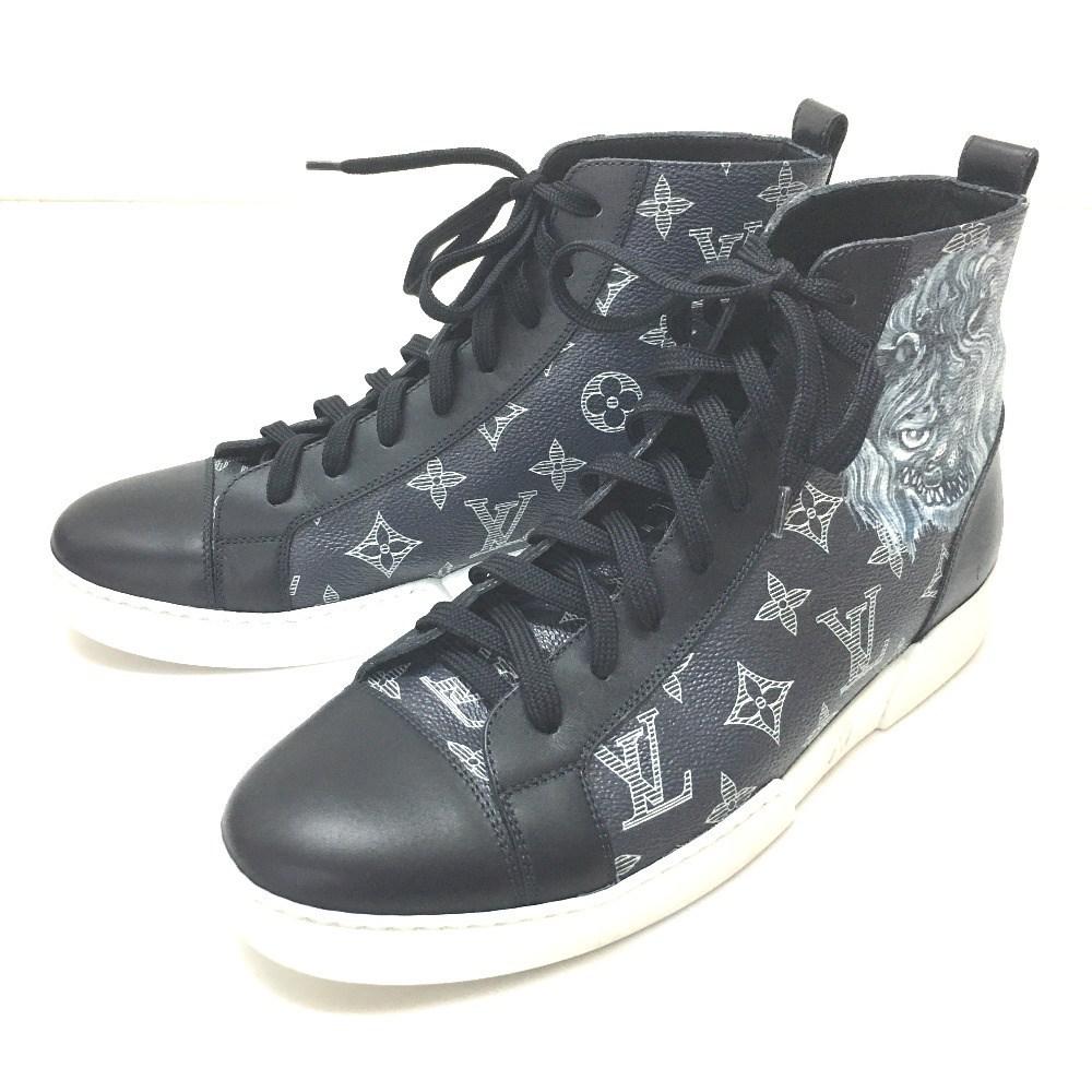 Louis Vuitton Canvas Match-up Line Sneaker Boots Men&#39;s Shoes Size6 1a2r6q in Black for Men - Lyst